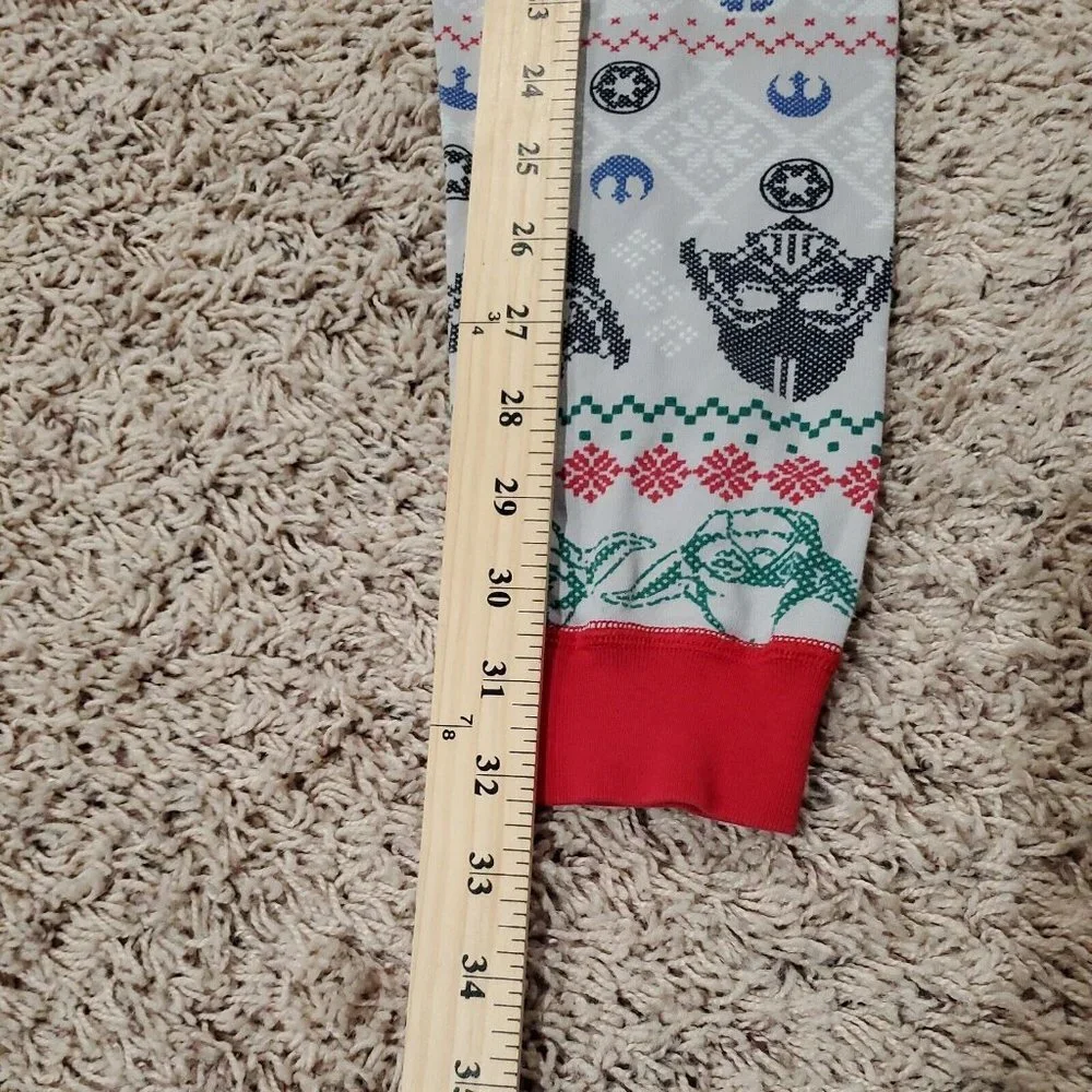 Hanna‎ Andersson Boys Pajama Pants 140 US 10 Organic Cotton Christmas Star Wars
